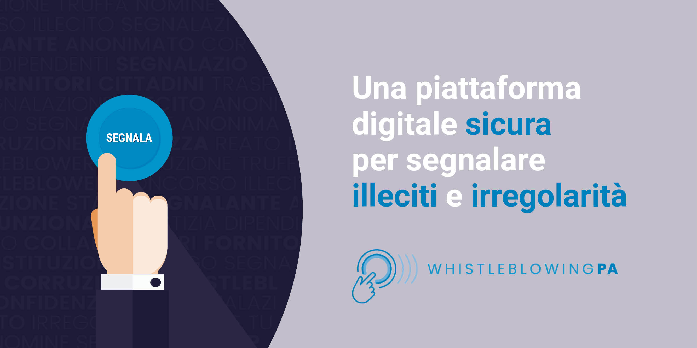 Vai alla pagina del whistleblowing